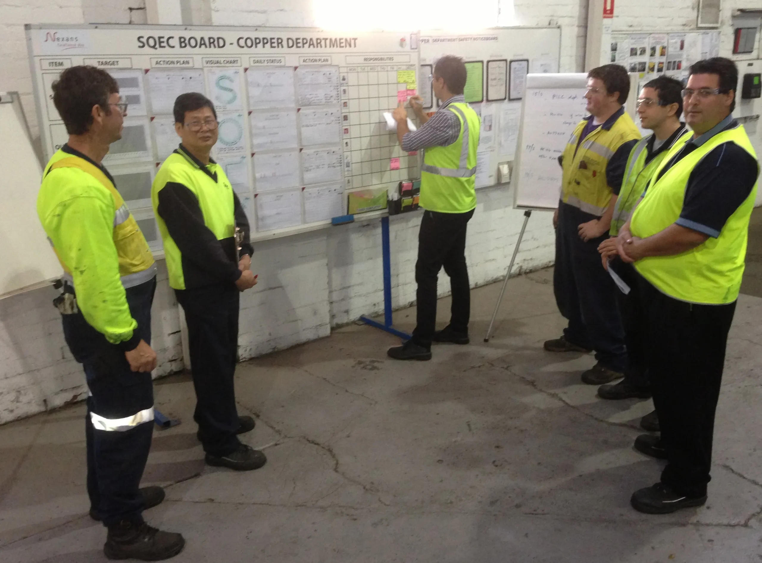 olex sqec daily area meeting